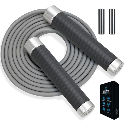 Weighted Jump Rope for Men，Women and kids(1LB), Jump Ropes...