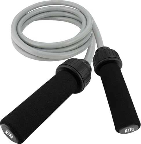 Weighted Jump Rope Workout (1LB) - Tangle-Free Ball Bearing...