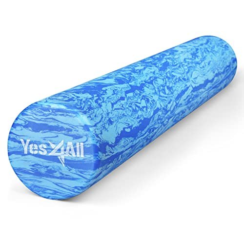 Yes4All EVA Firm Foam Roller for Back - Round Roller...