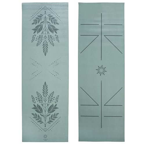 Ascend Yoga Mat with Alignment Marks - Premium 6mm Thick,...