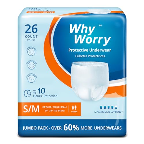 WhyWorry Incontinence Underwear for Women and Men,...