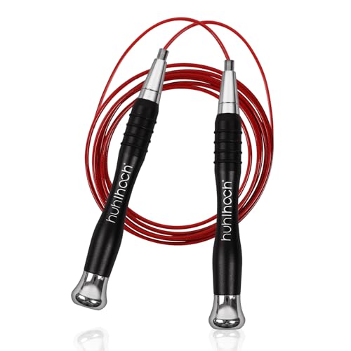 High Speed Jump Rope - Self-Locking No-Screw Design, 360°...