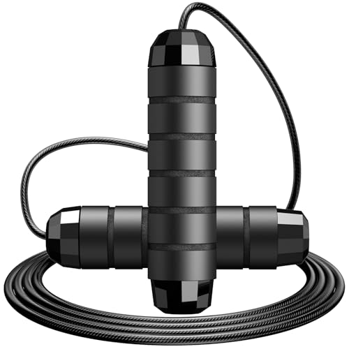 Jump Rope – Tangle-Free High-Speed Skipping Rope with Ball...
