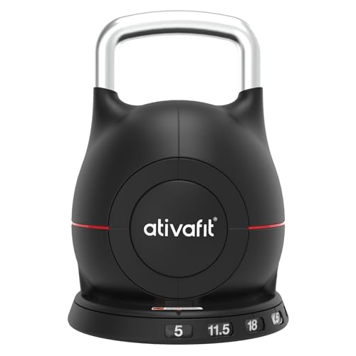 Ativafit 7 in 1 Adjustable Kettlebell 5-44lbs Adjustable...