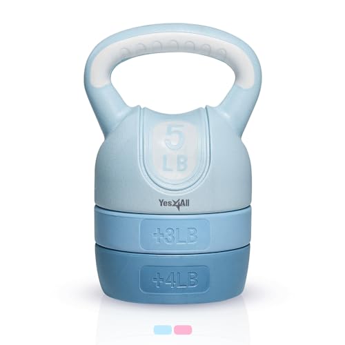 Yes4All Kettlebell Sets, Adjustable Kettlebell Set for...