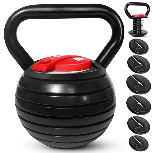 Yes4All Adjustable Kettlebell, Kettle Grip, Kettlebell...