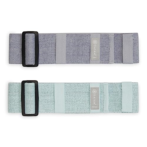Gaiam Adjustable Hip Bands - 2-Pack Resistance Bands for...