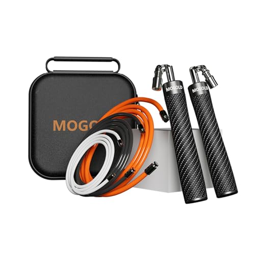 Mogold Weighted Jump Rope for High-Intensity Training, Muay...