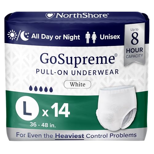 NorthShore GoSupreme Overnight Incontinence Underwear,...