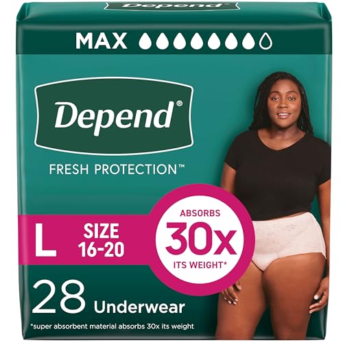 Depend Fresh Protection Adult Diapers, Incontinence &...