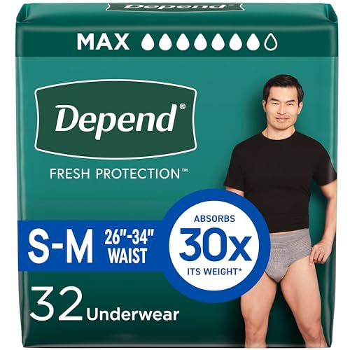 Depend Fresh Protection Adult Diapers, Incontinence...