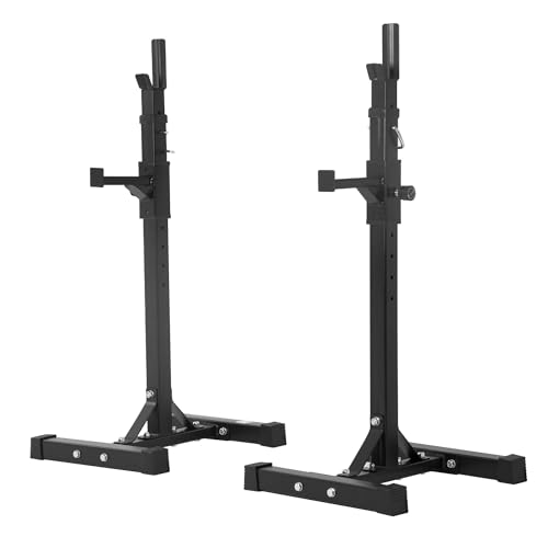 PayLessHere 550LBS Adjustable Squat Rack 40