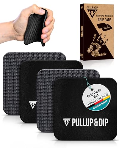 PULLUP & DIP Neoprene Grip Pads for Weightlifting [Set of...