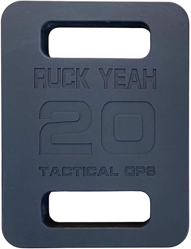 American-Made Cast Iron Ruck Weight for Exercise - 20 LBS