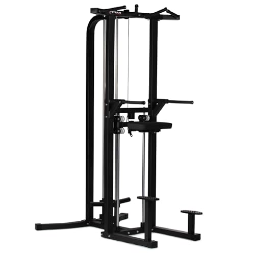 Titan Fitness Plate-Loaded Assisted Chin/Pull-Up and Dip...