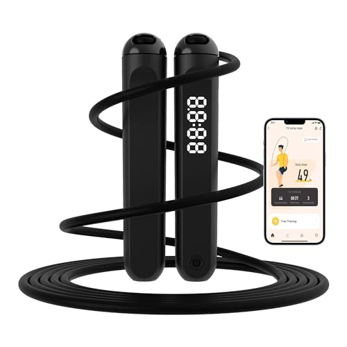 Jump Rope, Tangle free rapid speed jump ropes with...