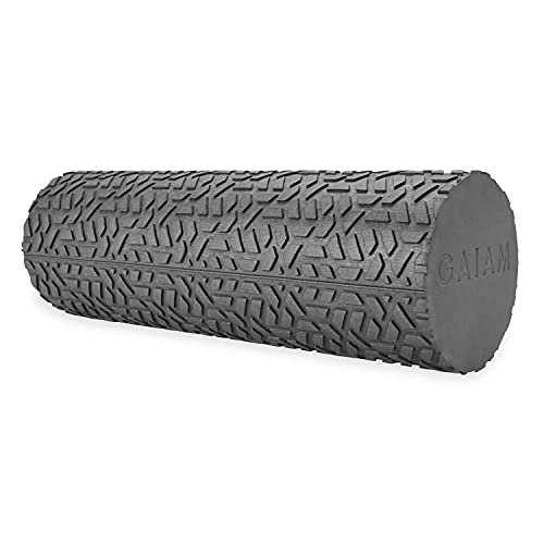 Gaiam Restore Compact Textured Foam Roller for Muscle...