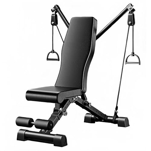 Adjustable Weight Bench for Home Gym – Foldable Strength...