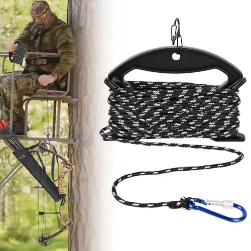 32 Ft Bow Rope for Treestand – Heavy-Duty Hunting Rope...