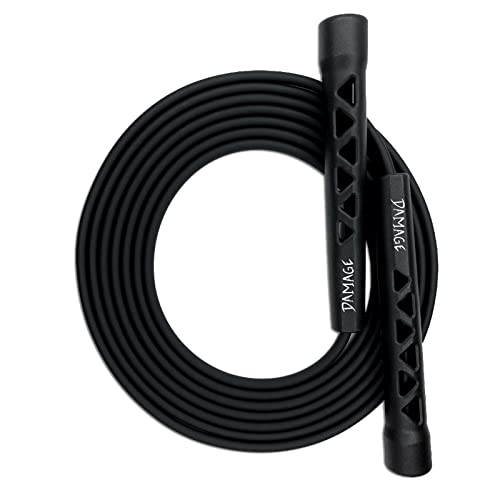 Damage Fight Gear Boxer Classic Speed Rope, Lightweight PVC...