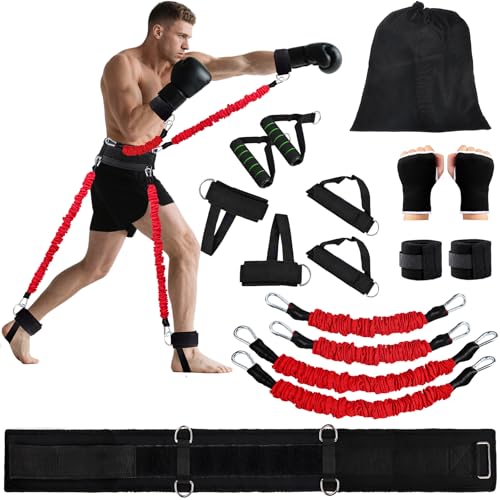 Boxing Resistance Bands Set for Boxing MMA Martial Arts...