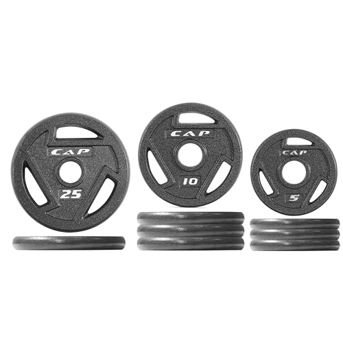 CAP Barbell 110 LB Elite Olympic 2-Inch Cast Iron Weight...