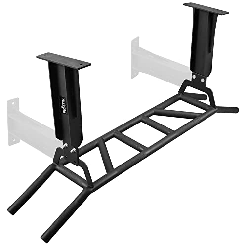Yes4All Heavy Duty Wall Mounted Pull Up Bar – Multi-Grip...