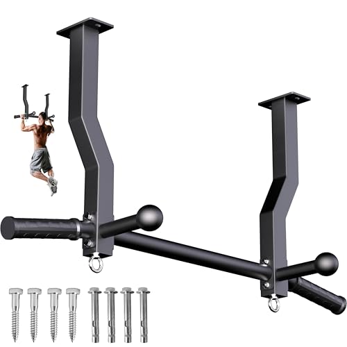 HWOOUSA Pull Up Bar Ceiling Mount, 600LBS Heavy Duty...