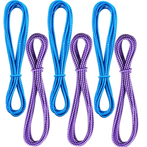 Gejoy 6 Pieces Chinese Jump Rope 157 Inches Stretch Skip...