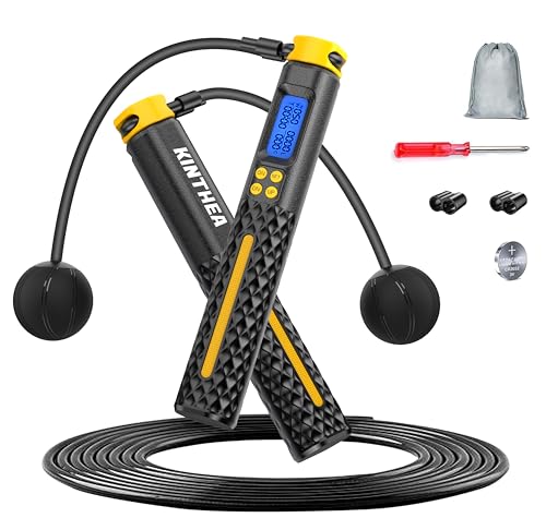 KINTHEA 2 in 1 Smart Jump Rope with Counter and...