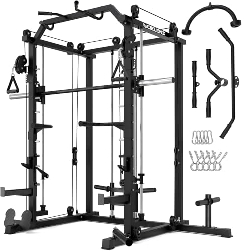 JELENS Smith Machine, 2000LBS M11 Multi-Function Squat Rack...