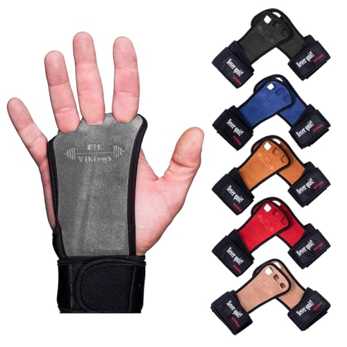Fit Vikings Gymnastics Grips - Gloves for Crossfit - Pull...