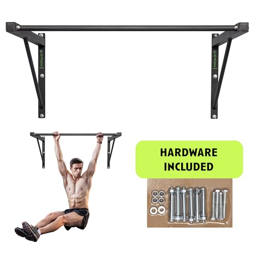 Rage Fitness Heavy-Duty Wall Mounted Pull Up Bar - 500...