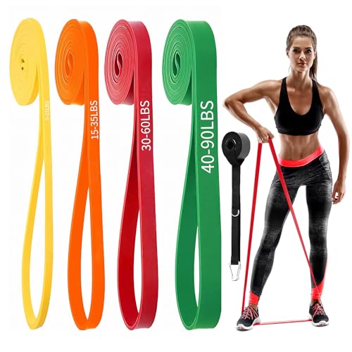 Resistance Bands for Working Out, 4-Level Pull Up Assist...