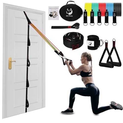 Slim Panda Door Anchor Strap for Resistance Bands, Door...