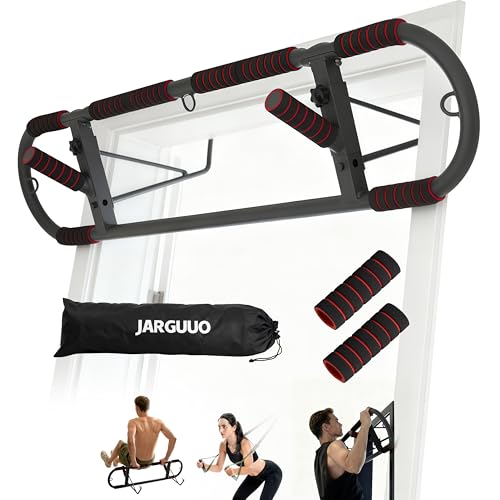 Adjustable Pull-Up Bar for Doorway - Heavy Duty, No Screw...