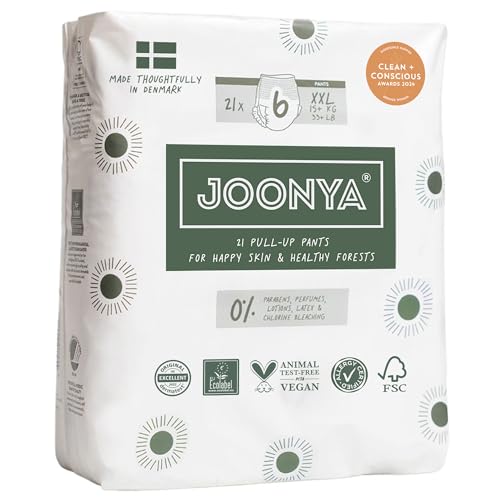 Joonya Pull-Up Pants Baby Diapers, Size 6 XXL (33+ lb)...