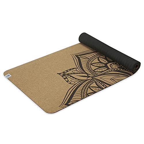 Gaiam Cork Yoga Mat | Natural, sustainable cork print...