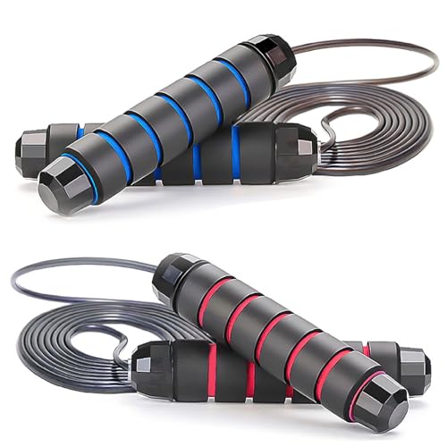 Two pack Jump Rope Skipping Rope for Rope Skipping, Speed...