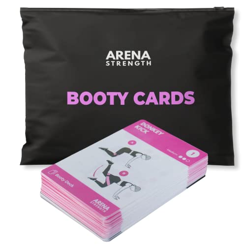 Arena Strength Booty Fitness Workout Cards- Instructional...