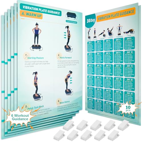 Vibration Plate Exercise Machine Poster - Upgraded 6...