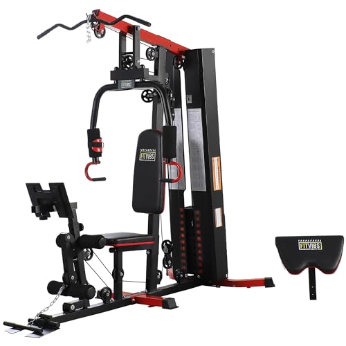 Fitvids Multifunctional Home Gym Equipment with 122.5 lbs...