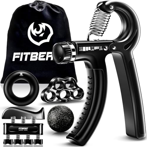 FitBeast Grip Strengthener Forearm Strengthener Hand Grips...