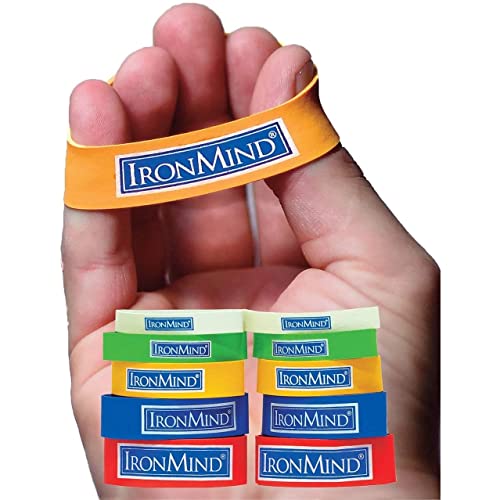 IronMind Expand-Your-Hand Bands 10 Pack: Kiss Elbow Pains...