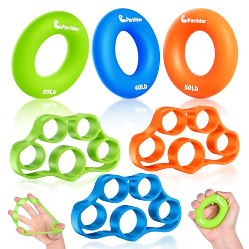 Pnrskter Hand Grip Strengthener, Finger Exerciser, Grip...