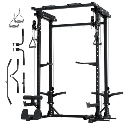 MAJOR FITNESS Drone3 Power Rack, Multi-Function Home Gym...