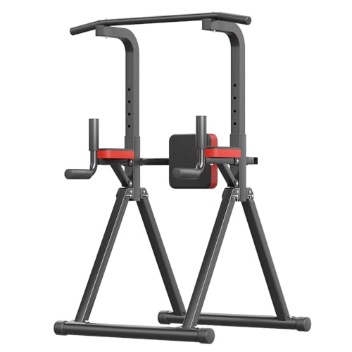 Foldable Power Tower, Adjustable Multifunction Pull Up Bar...