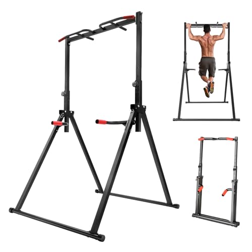 JLYNOWPT Foldable Pull Up Bar 5.74-7.55ft Height Adjustable...