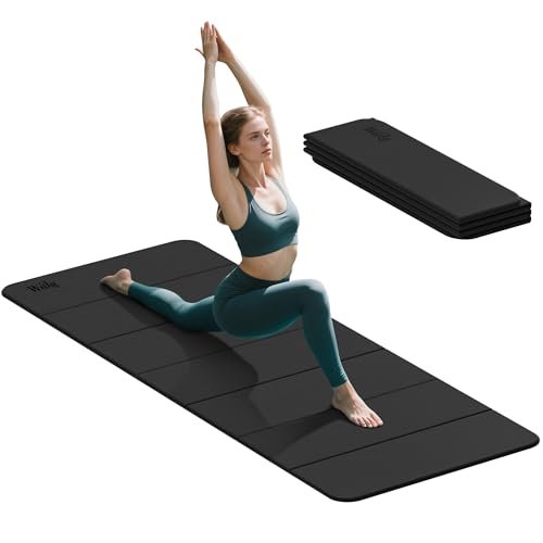 Large Foldable Yoga Mat Pilates Equipment Non-toxic,...
