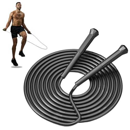 10 ft Speed Jump Rope with Handle, 3oz Featherlight...